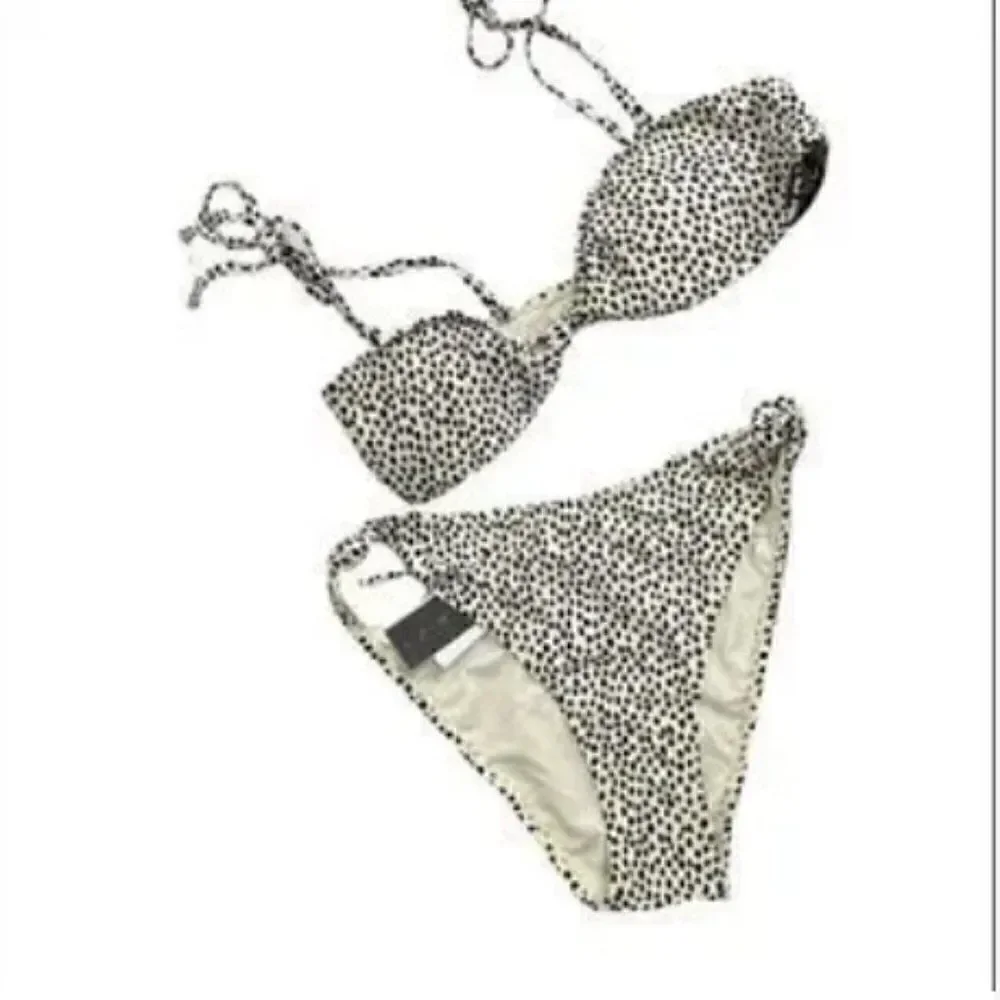 Kendall and Kylie 2-piece Animal print cream and black bikini Brand New!